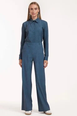 Poppy denim blouse -|Studio Anneloes Online