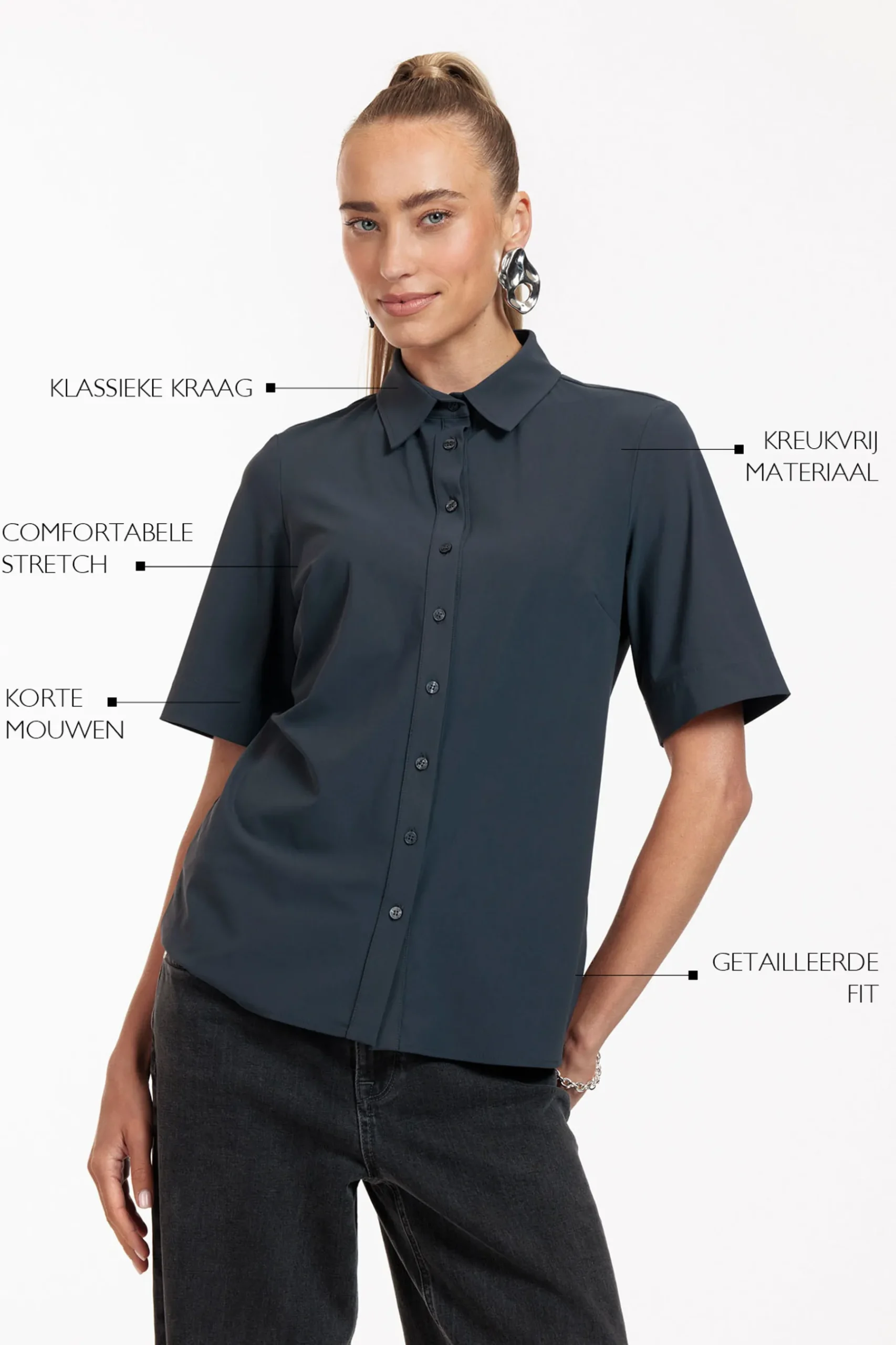 Poppy SSL shirt -|Studio Anneloes New