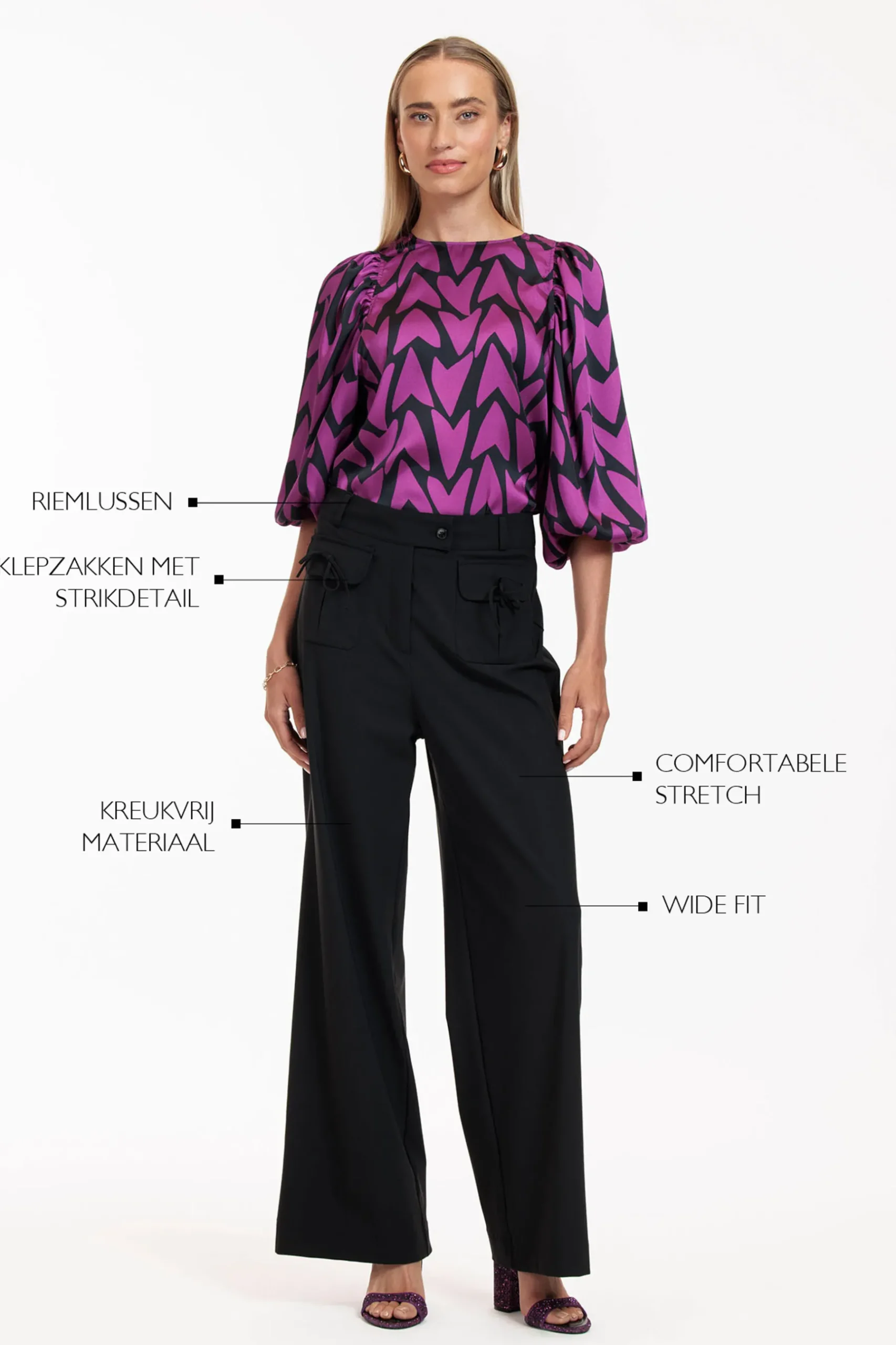 Romi bow trousers -|Studio Anneloes Hot