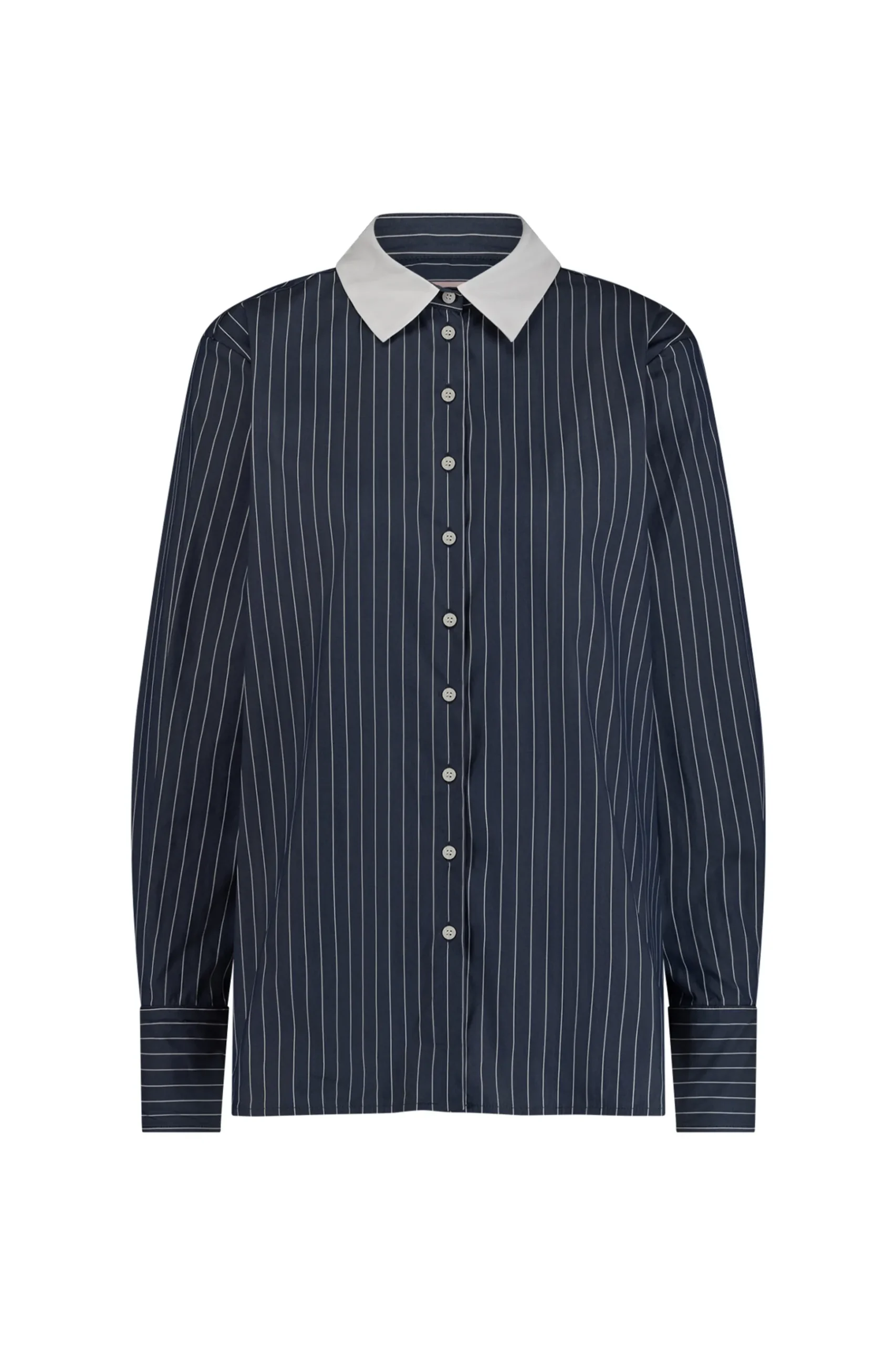 Sammie poplin stripe blouse -|Studio Anneloes Fashion