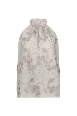 Sara fringe embroidery top -|Studio Anneloes Discount