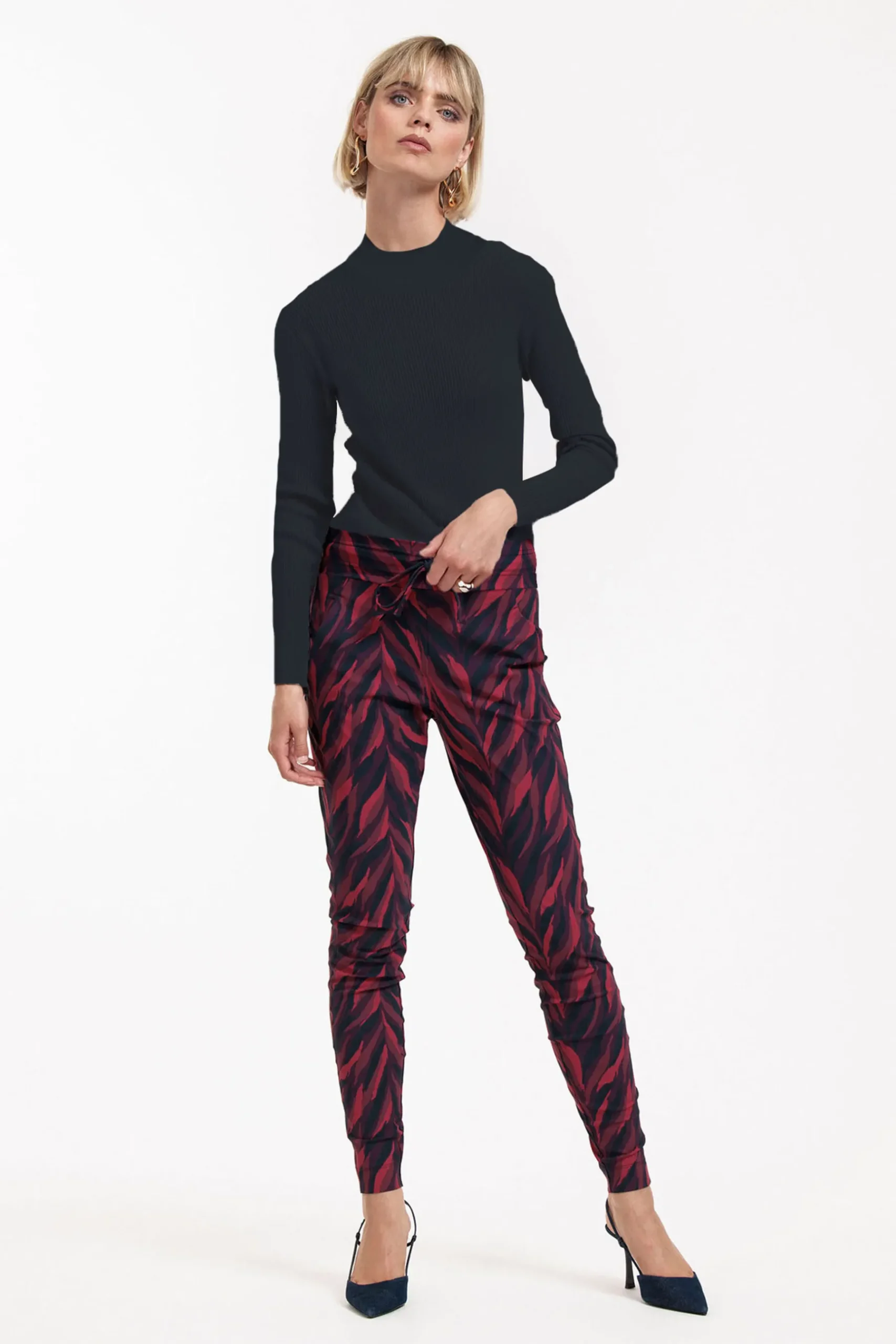 Stairdown leaves trousers -|Studio Anneloes Outlet