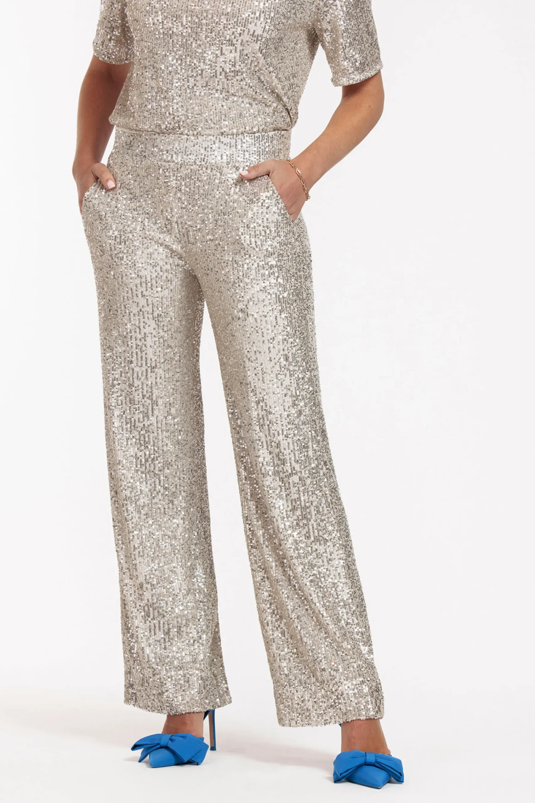 Tracey sequins trousers -|Studio Anneloes New