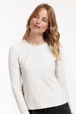 Travel rib Tee ls -|Studio Anneloes New
