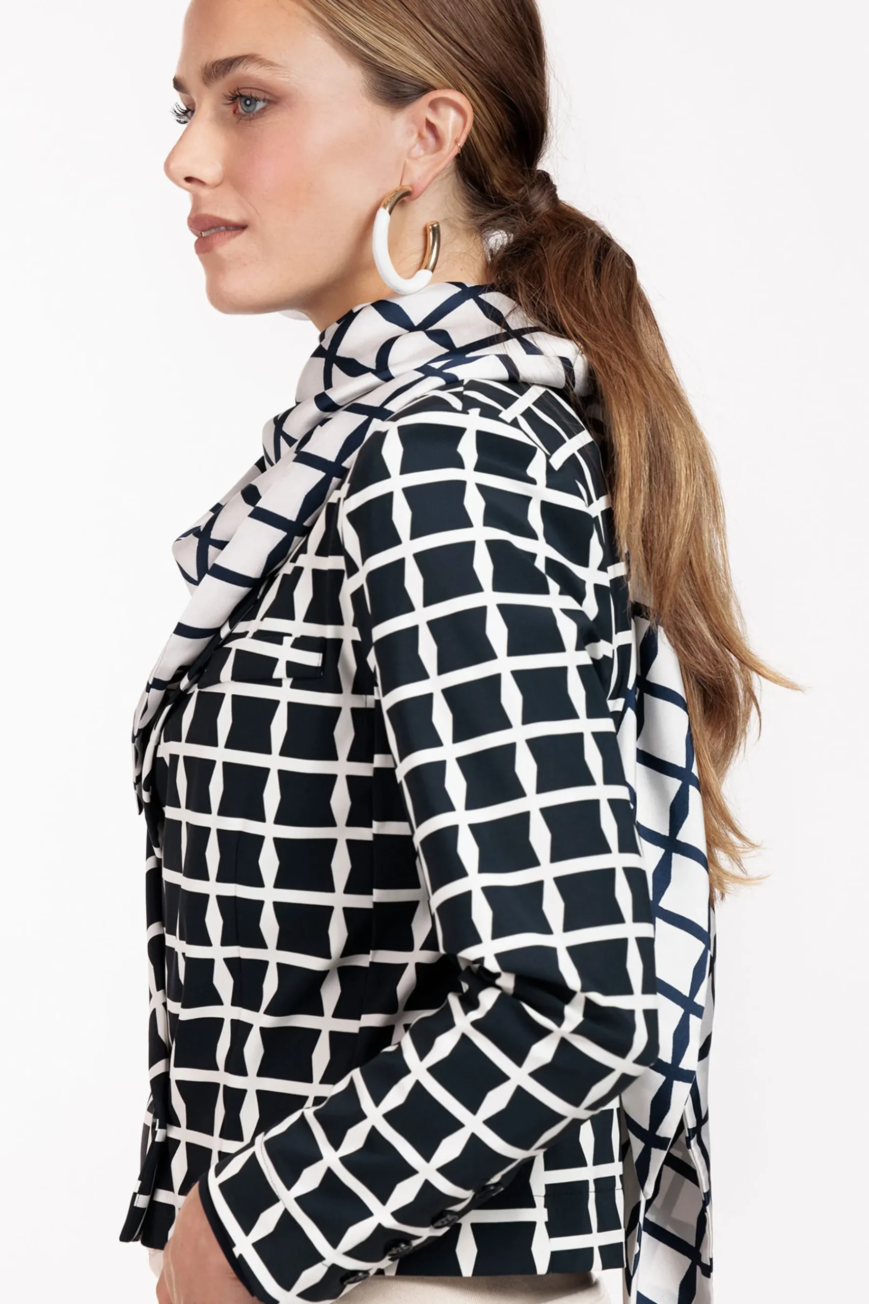 Triangle squares scarf -|Studio Anneloes New