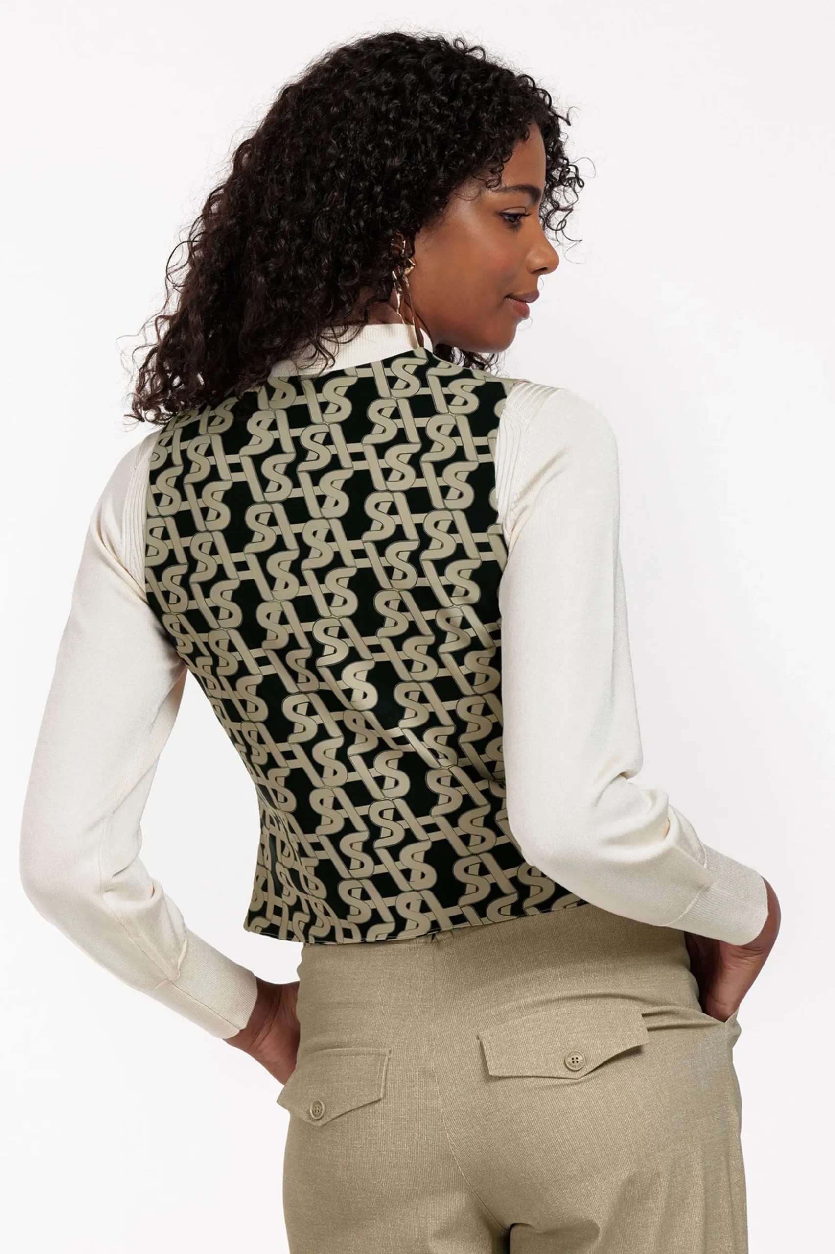 Trixi structure gilet -|Studio Anneloes Fashion