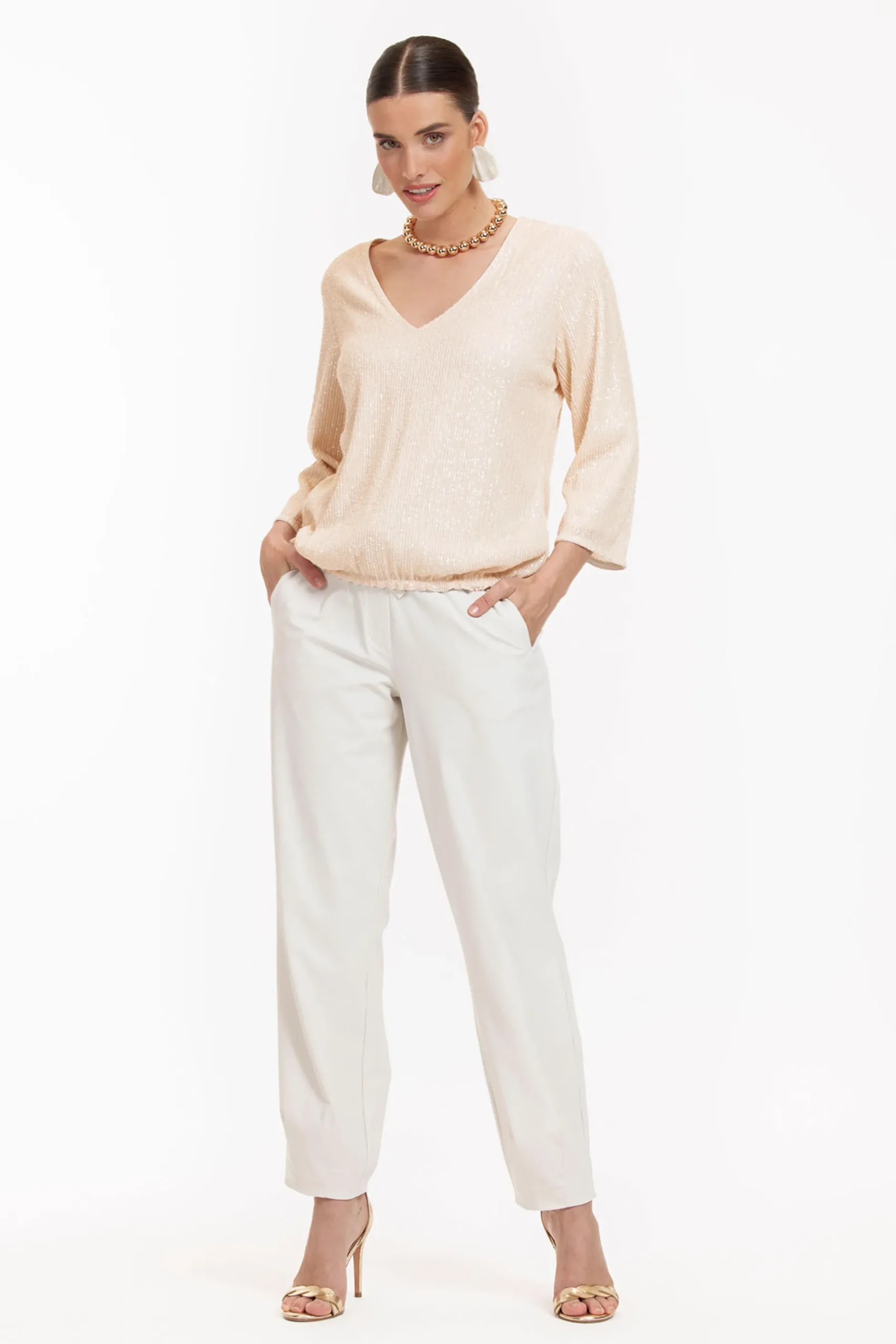 Victoria sequins top -|Studio Anneloes Discount