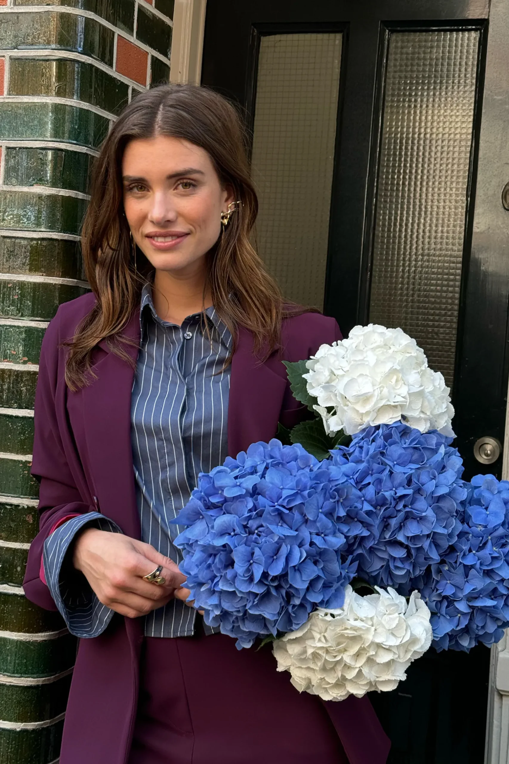 Violet bonded blazer -|Studio Anneloes Best