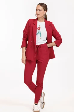 Violet bonded blazer -|Studio Anneloes New