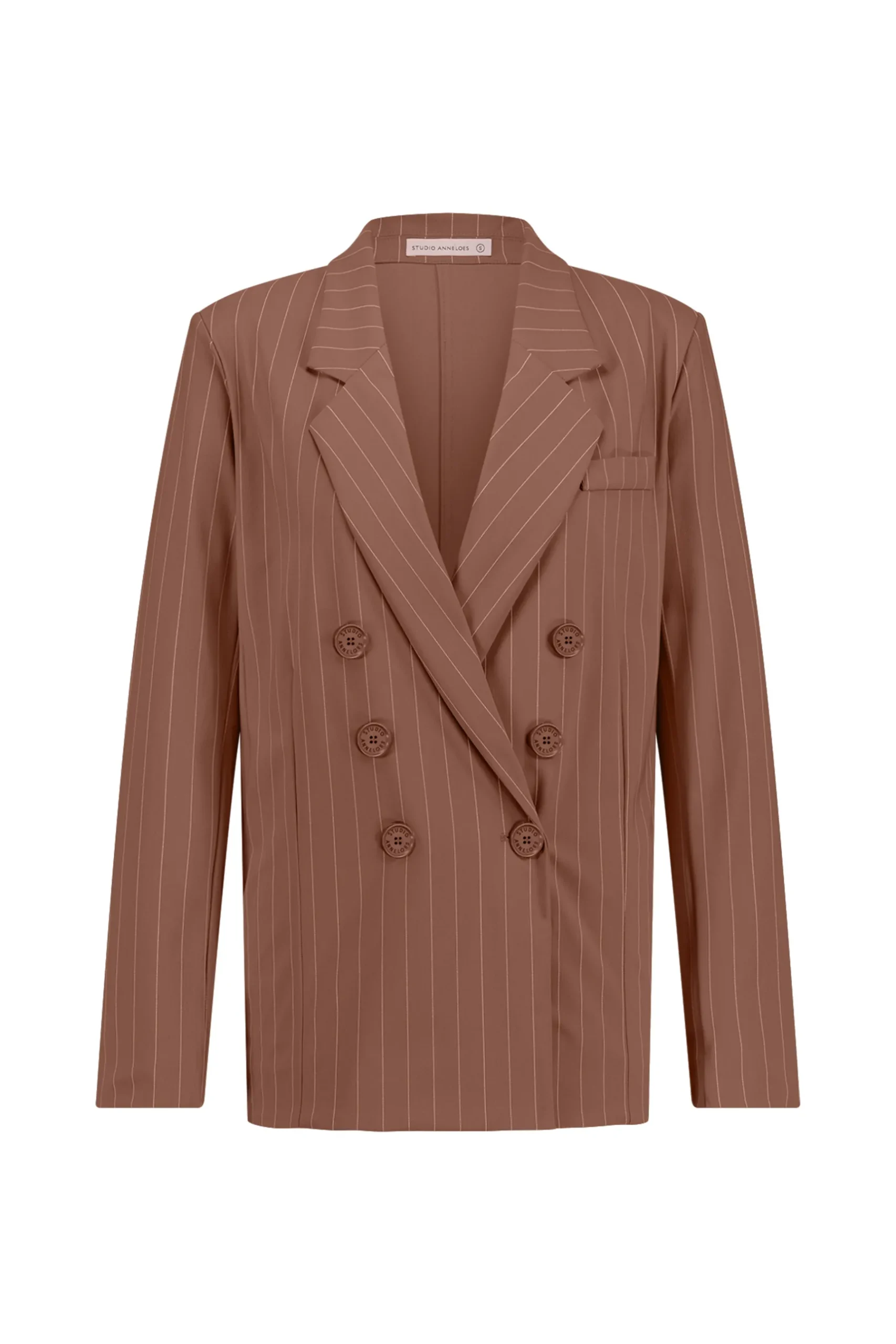 Violet pinstripe blazer -|Studio Anneloes Fashion