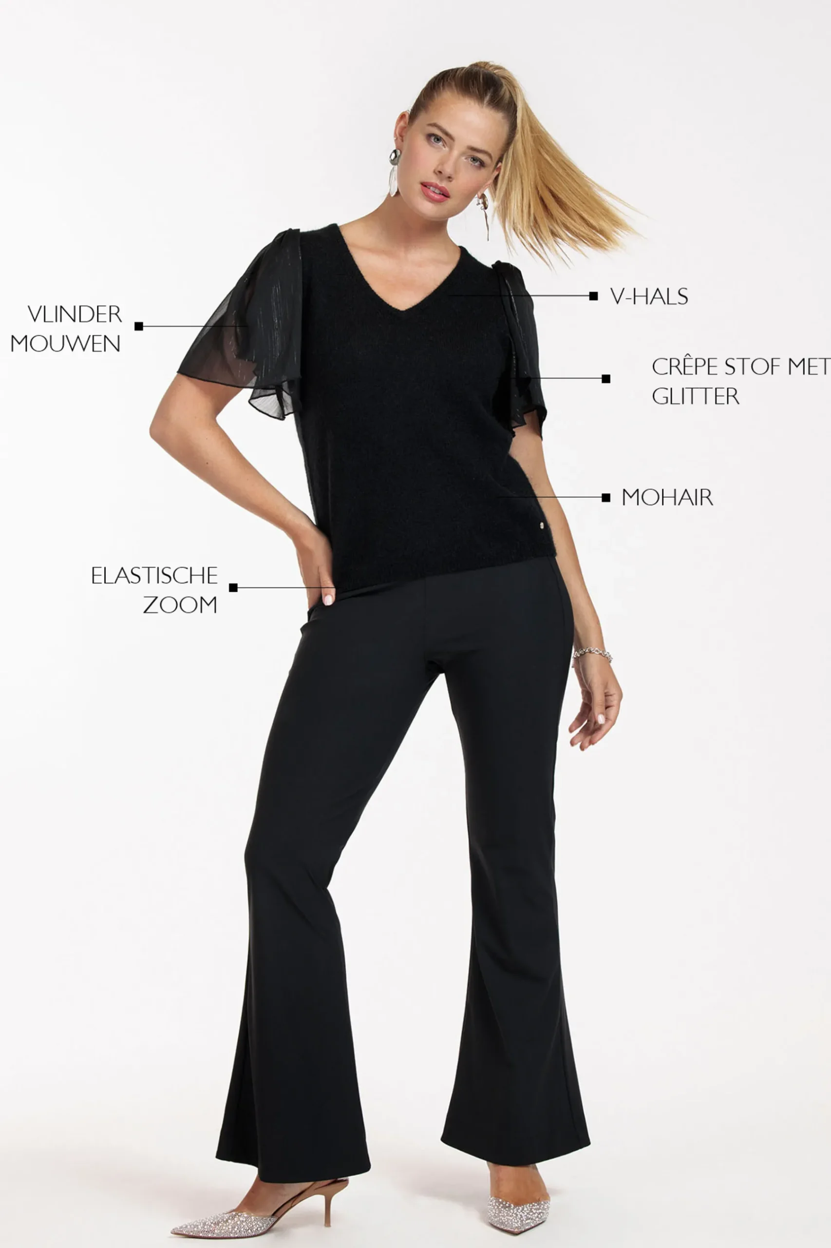 Vlinder mohair pullover -|Studio Anneloes Discount