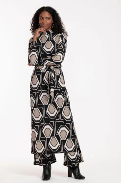 Wendi graphic big dress -|Studio Anneloes New