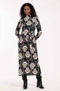 Wendi graphic big dress -|Studio Anneloes New