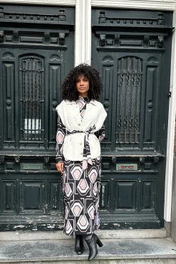 Wendi graphic big dress -|Studio Anneloes New